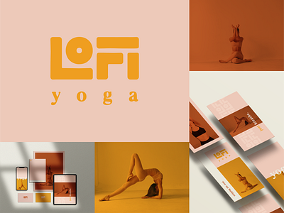 LOFI yoga branding design graphic design logo vector