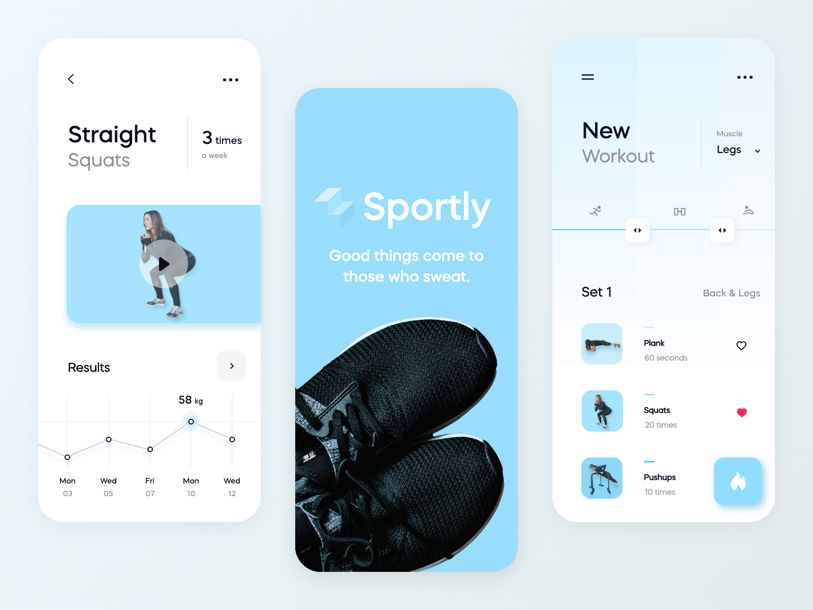 Fitness App Summary by Andreas KruszakinLiboska on Dribbble