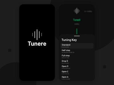 Tunere App - Part 2 app app design application clean design ecommerce interactive design interface design ios iphone minimal mobile screen tuner app ui uidesign user experience user interface ux uxdesign