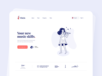 Violin Learning Website app app design application clean ecommerce interaction design interface design ios iphone minimal mobile purple screen ui uidesign user experience user interface ux uxdesign violin learning website