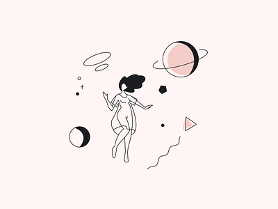 Hera | Illustration app design art black graphic design illustration inking minimal procreate procreate art vector art vector illustration woman
