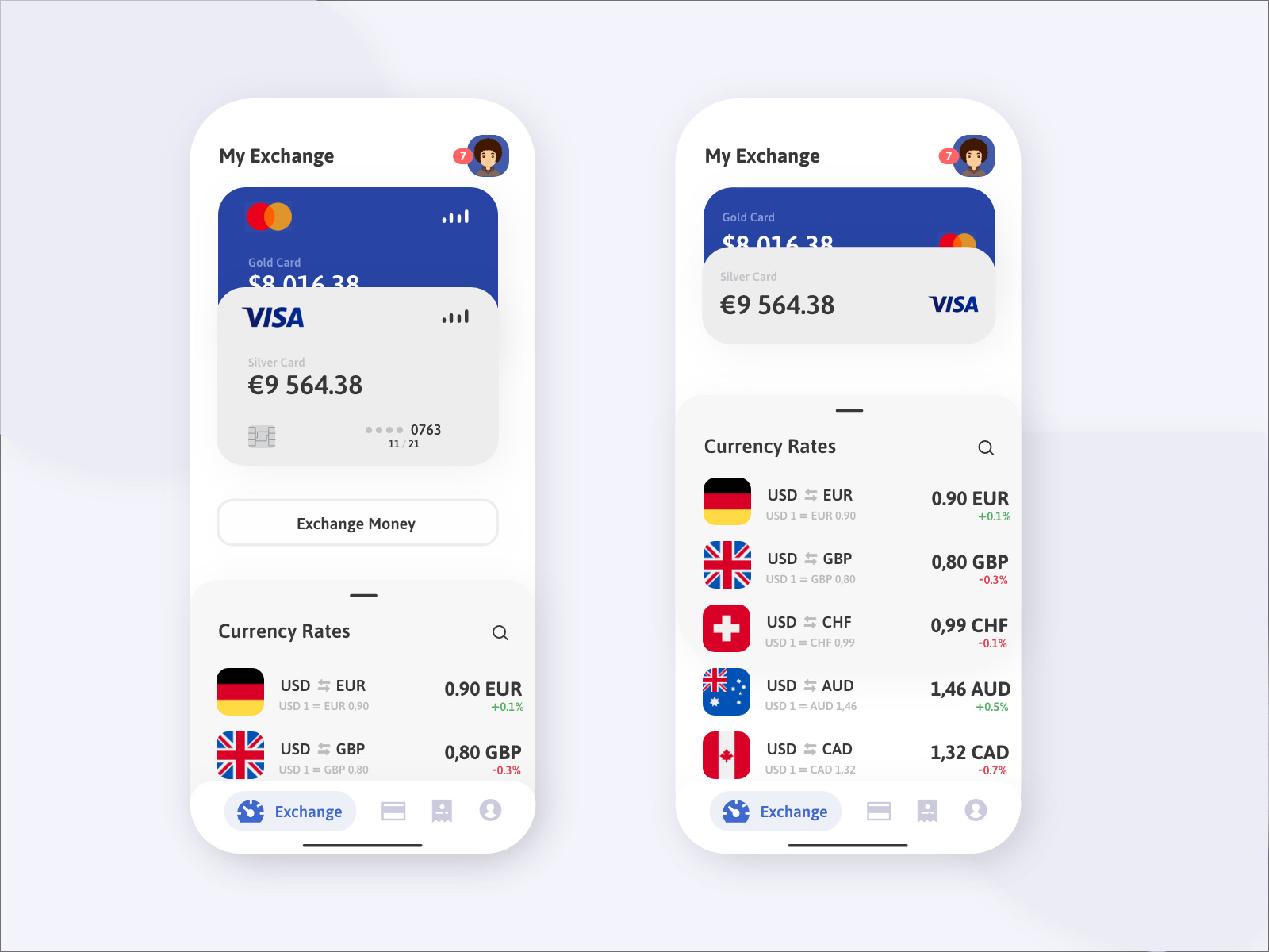 Wallet App - Part 2 by Andreas Kruszakin-Liboska on Dribbble