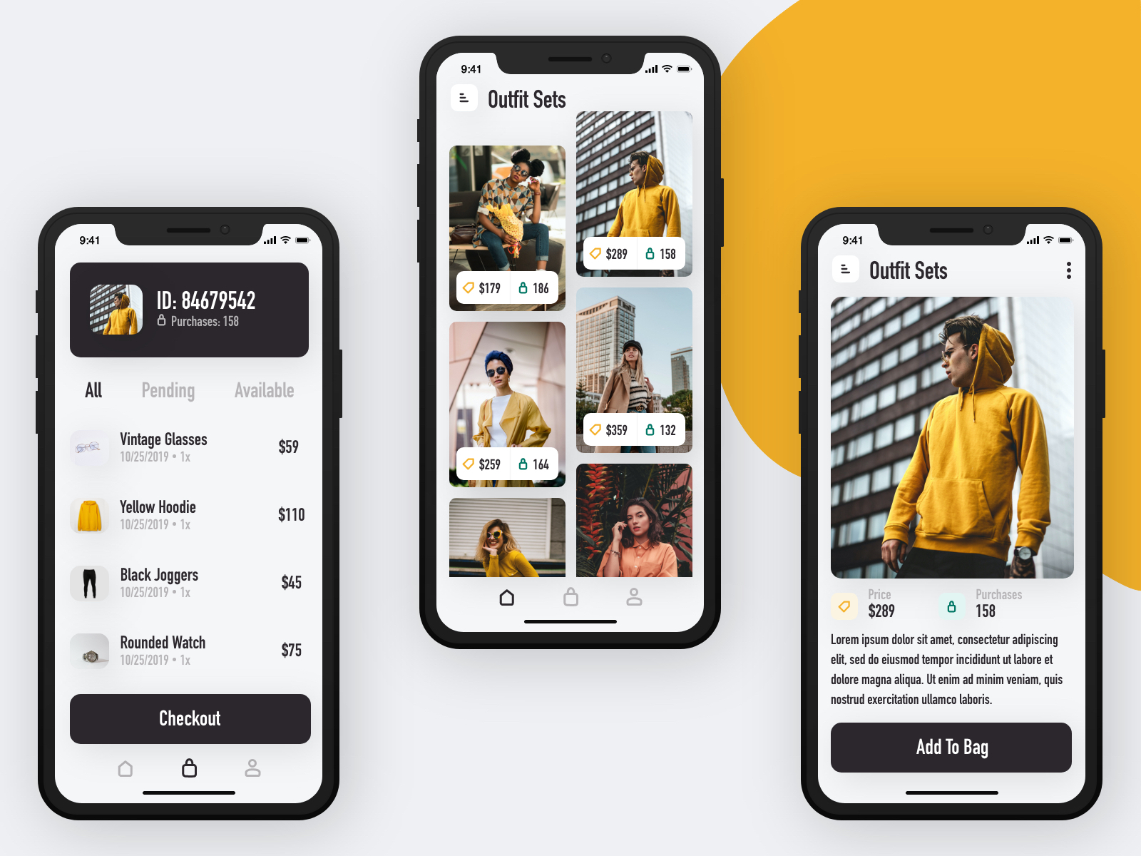 Fashion App - Summary by Andreas Kruszakin-Liboska on Dribbble