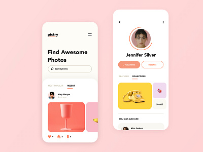 Photography App - Part 2 app app design application clean ecommerce interaction design interface design ios iphone minimal mobile mobile design photography app screen ui uidesign user experience user interface ux uxdesign