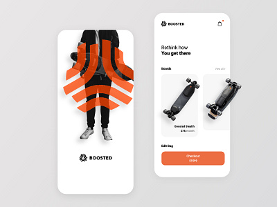 Boosted Board App - Part 2 app app design application boosted clean ecommerce interaction design interface design ios iphone minimal mobile mobile design screen ui uidesign user experience user interface ux uxdesign