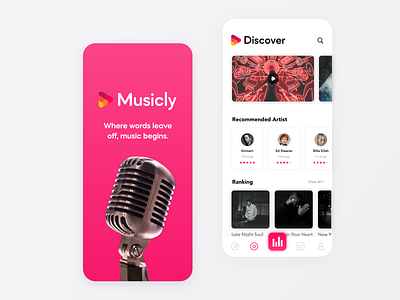 Music Player App - Part 2 app app design application clean design ecommerce interactive design interface design ios iphone minimal mobile music app screen ui uidesign user experience user interface ux uxdesign