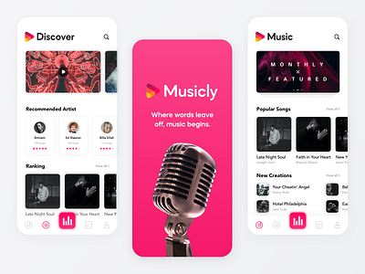 Music Player App - Summary app app design application clean design ecommerce interactive design interface design ios iphone minimal mobile music app screen ui uidesign user experience user interface ux uxdesign