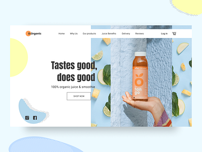 Organic juice online store
