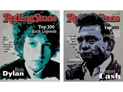 Rolling Stone Illustration Study