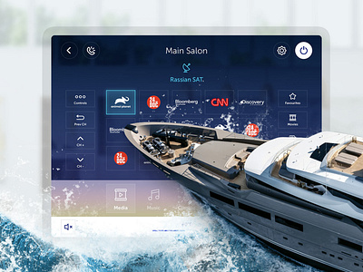 LANA Yacht Smart Home Interface