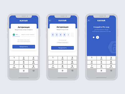 Kayar authorization screen