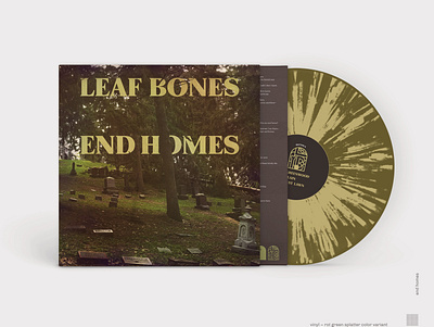 End Homes Vinyl Concept album graphic design music packaging