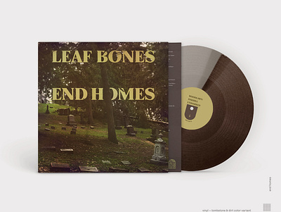 End Homes Vinyl Variant #2 album graphic design music packaging