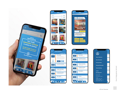 Blue Bridge Games Rebrand Concept // App Design