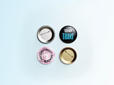 Prints for Trans Liberation // Buttons asset branding button buttons design graphic design pin pins print social justice