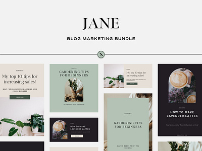 Jane - Blog & Social Media Marketing Bundle