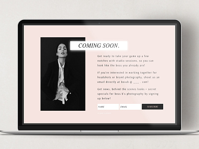 Web design coming soon page by dragonfly ave brand design branding branding concept design divi web design wordpress wordpress design wordpress development