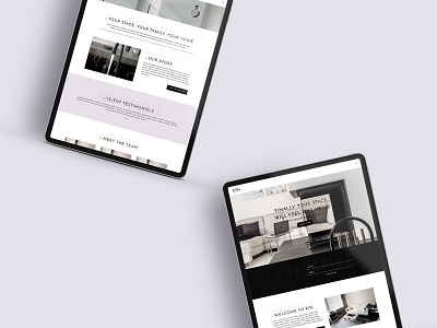 KIN Interiors Responsive Website Design branding concept divi responsive design responsive web design web design wordpress wordpress design wordpress development