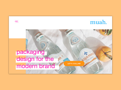 muah | web design concept branding branding concept design design concept packaging typography web design web development website wordpress wordpress development