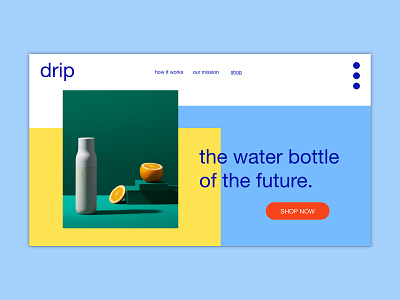 drip | web design concept branding branding concept design ecommerce product typography web design web developement wordmark logo wordpress wordpress design