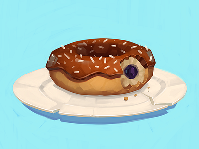 National Donut Day 2018 digital donut illustration nationaldonutday painting prop propdesign