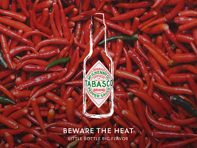 Tabasco Ads ads advertising chili design hot hottest papper poster poster design red redesign tabasco