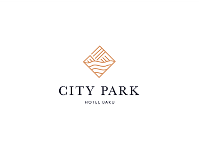 City Park Hotel Baku branding c logo city city branding design hotel logo logo design logos logotype minimalist logo park