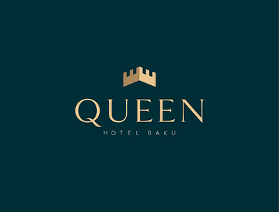 Queen Hotel Baku baku hotel hotel logo logo logodesign logodesigner logotype luxury luxury brand luxury design queen