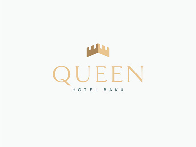 Queen hotel baku design design art hotel hotel branding logo logo design logotype queen queens