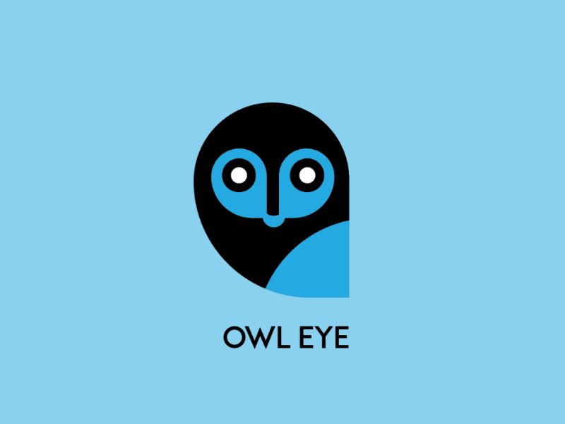 Owl logo by Harshdip Mishra on Dribbble