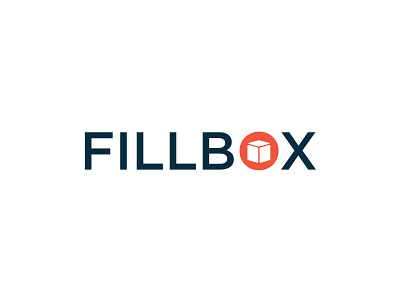 Fillbox Logo 01 box box logo branding design flat logo logodesign logos simple logo typography vector