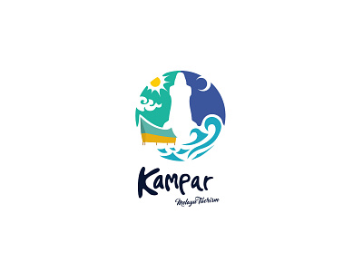 Kampar Tourism Logo branding design indonesia indonesian logo logodesign logos nature logo simple logo tour tourism