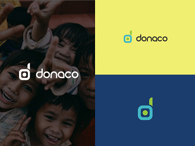 Donaco Logo branding clean logo design donation flat logo logodesign logos simple logo unique logo