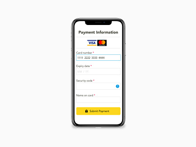 Daily UI#02 [ Credit Card CheckOut ]