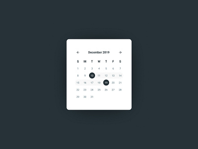 Daily UI#80 [ Date Picker ]