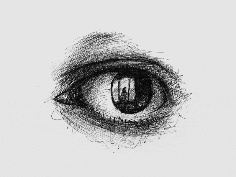 Animated drawing animated drawing animation draw eye framebyframe illustration motion pen