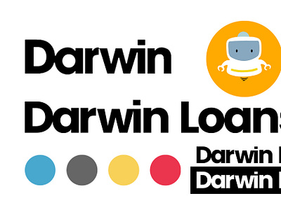 Darwin Overhaul flag design flag logo flat graphic illustration. simple type vector