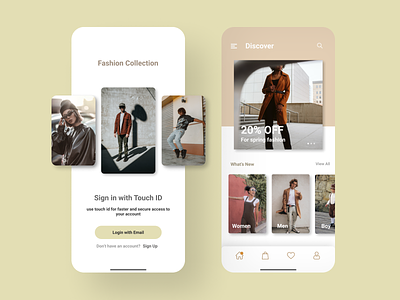 Fashion App fashion app fashion design mobile app ui design uiux