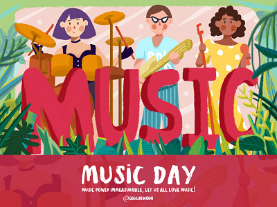 MUSIC DAY 插图 设计