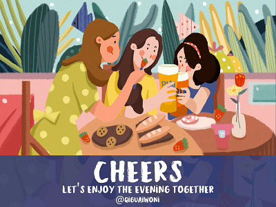 CHEERS 插图 设计