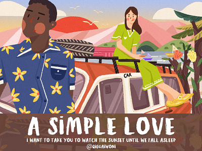 A SIMPLE LOVE design 插图 设计