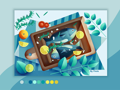 flat table delicacies delicacies design flat food illustration