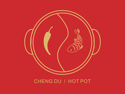 ChengDu Hot Pot branding design illustration logo