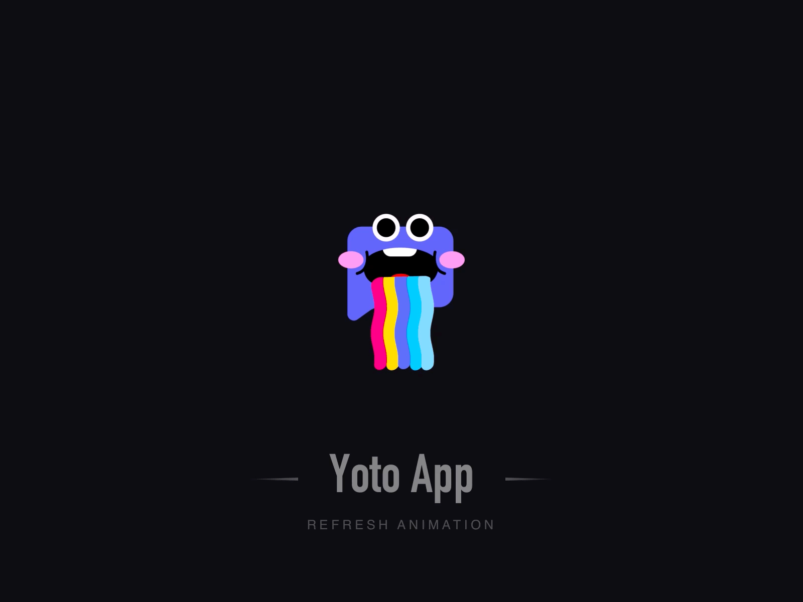 Yoto-refresh animation🤮 animation app branding design motion graphics ui