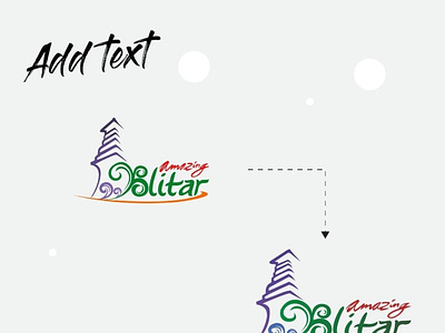 Amazing Blitar Add Text Logo