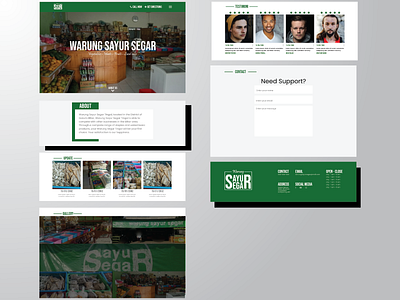 Redesign UI UX | Warung Sayur Segar Website