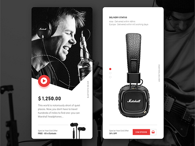 Prototypes for a headphone shop