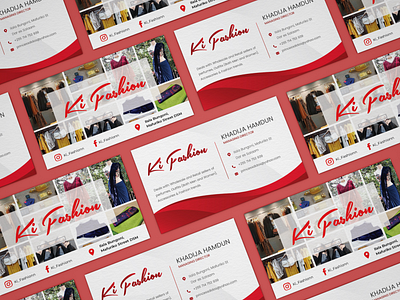 KI Fashion Business Cards Design