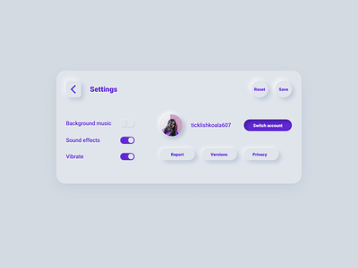 Settings Page