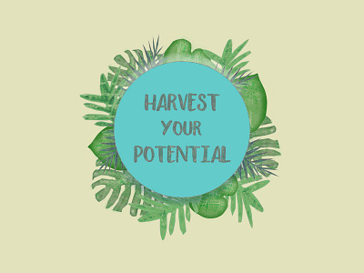 Harvest Your Potential art colour design designer harvest logo potential web